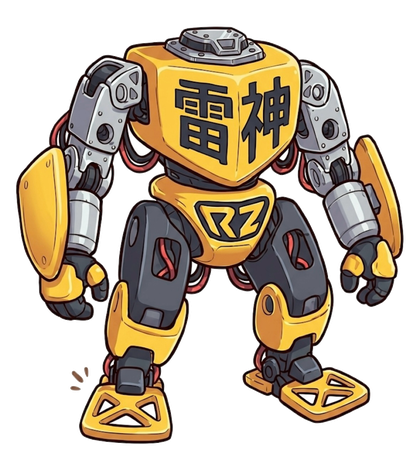らいとすぴりっつ マスコットキャラクター 雷神